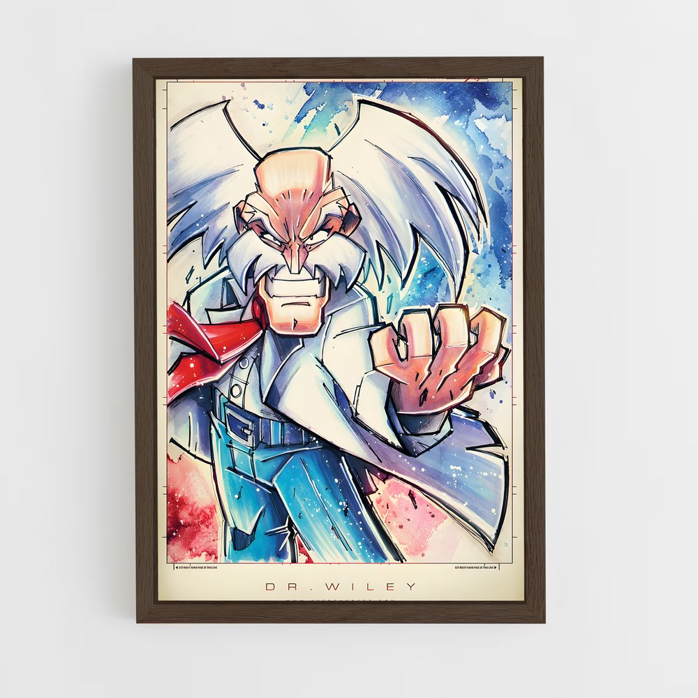 Poster L'Invincible Guerrier – affiche Mega man (vue 5)